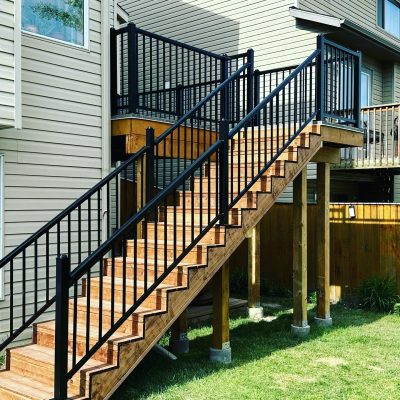 Deck and Large Stairs Exterior